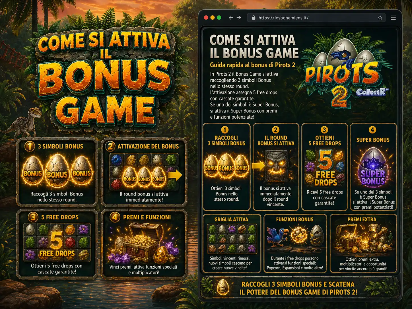 Come si attiva il Bonus Game