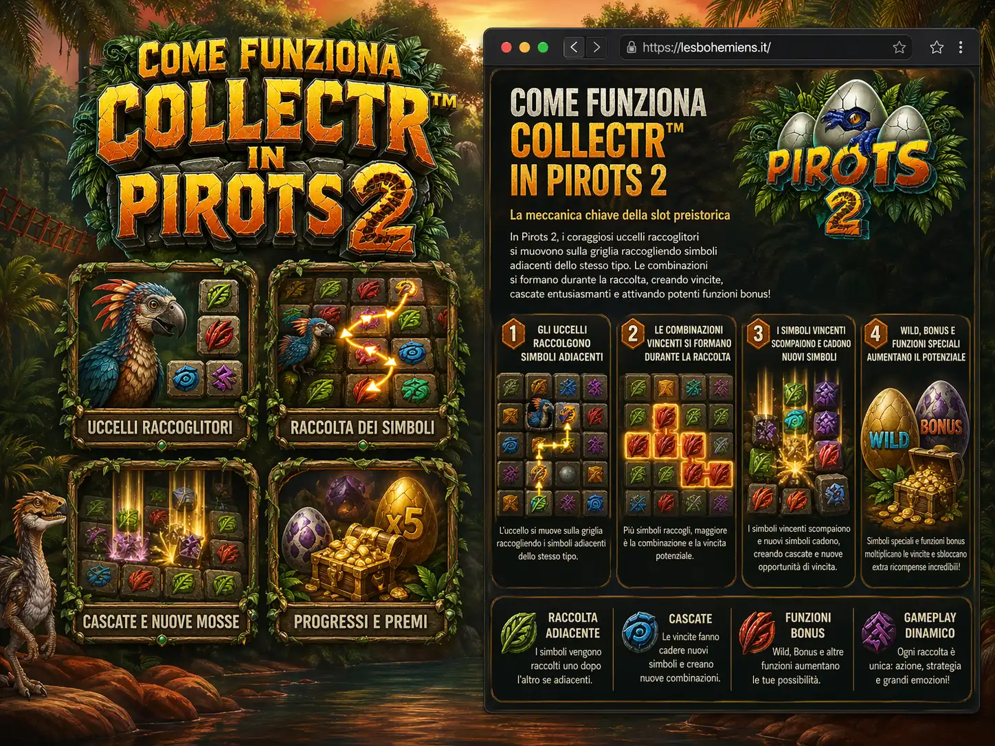 Come funziona CollectR™ in Pirots 2